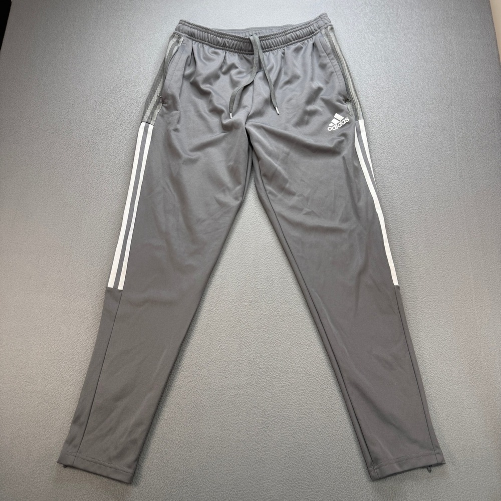 Adidas Tiro Aeroready Track Pants Mens L Grey Primegreen Soccer Training Active